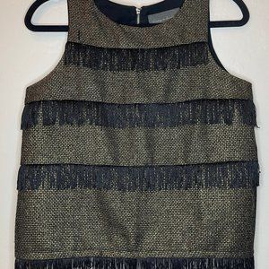 Anthropologie fringe party top